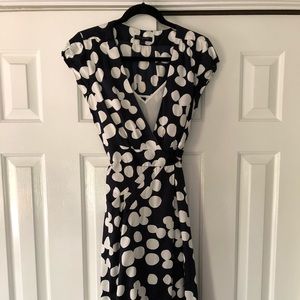 Banana Republic two piece wrap dress